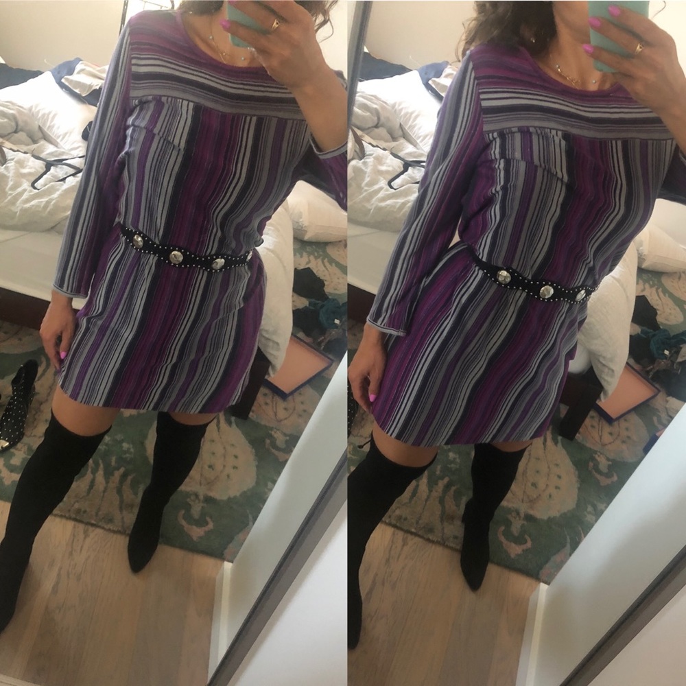 🆕 H&M stripped dress size 10